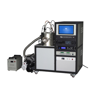 High Vacuum Dual-target Magnetron Sputtering Coater with Stainless Steel Chamber for Alloy Films