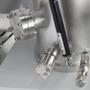 Small high vacuum thermal evaporation coater for organics and metals