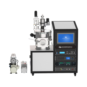 Dual Target DC RF Magnetron Sputtering Coater Machine with Bottom Target Type for Dielectric Films