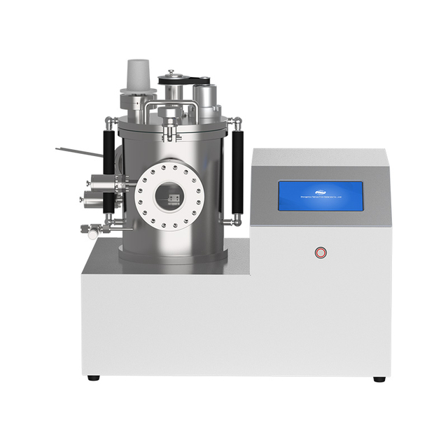 Desktop Bottom-target Magnetron Sputtering Coater for Sensitive Film With Stainless Steel Chamber